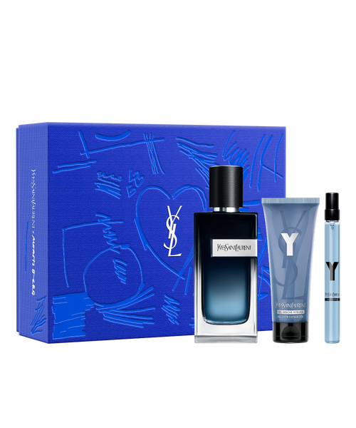 Y Eau De Parfum 100ml & 10ml & Y Shower Gel 50ml Bundle